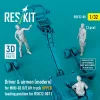 ResKit Models Driver & airmen (modern) (3 pcs) (MHU-83 D/E lift truck UPPER loading position for RSK32-0011) – figura makett
