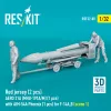 ResKit Models Red jersey (2 pcs) AERO 21A (MHU-191A/M) (1 pcs) with AIM-54A Phoenix (1 pcs) for F-14A,B (scene 1) – 1:32 figura makett