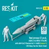 ResKit Models Red jerseys (2 pcs), AERO 21A (MHU-191A/M) with AIM-54C Phoenix for F-14B/D (scene 1) (US Navy Carrier Deck Crew) – 1:32 figura makett