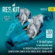 ResKit Models F-35 (A/C) pilot in late ejection seat for RESKIT Cockpit for Trumpeter kit – figura makett