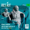 ResKit Models Female driver for US NAVY A/S32A-49 Deck Tractor (scene 1) (1 pcs) – 1:35 figura makett