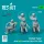 ResKit Models CH-54A Tarhe pilots Early in seats for ICM kit (1962-1968) (3 pcs) – figura makett