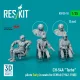 ResKit Models CH-54A Tarhe pilots Early in seats for ICM kit (1962-1968) (3 pcs) – figura makett