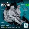 ResKit Models CH-54A Tarhe pilots Early in seats for ICM kit (1962-1968) (3 pcs) – figura makett