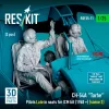 ResKit Models CH-54A Tarhe Pilots Late in seats for ICM kit (1968 +) (scene 2) (3 pcs) – figura makett
