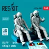 ResKit Models USAF F-111 pilots sitting in seats (2 pcs) – 1:48 figura makett