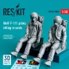 ResKit Models RAAF F-111 pilots sitting in seats (2 pcs) – 1:48 figura makett