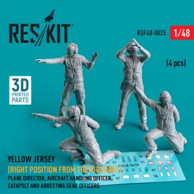   ResKit Models Yellow jersey (Modern) (Right position from the aircraft) (4 pcs) – 1:48 figura makett