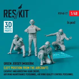   ResKit Models Green jersey (Modern) (Left position from the aircraft) (4 pcs) – 1:48 figura makett