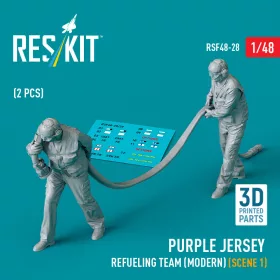   ResKit Models Purple jersey refueling team (modern) (scene 1) (2 pcs) – 1:48 figura makett