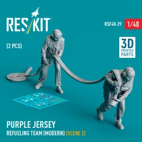  ResKit Models Purple jersey refueling team (modern) (scene 2) (2 pcs) – 1:48 figura makett