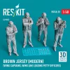 ResKit Models Brown jersey (modern) (Wing Captains, Wing Line Leading Petty Officers) (4 pcs) – 1:48 figura makett