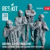 ResKit Models Brown jersey (modern) (Wing Captains, Wing Line Leading Petty Officers) (4 pcs) – 1:48 figura makett