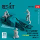 ResKit Models MJ-1 Jammer Driver & airmens (Vietnam) (MJ-1A,MJ-1B) (scene 1) (3 pcs) – figura makett