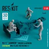 ResKit Models MJ-1 Jammer Driver & airmens (Vietnam) (MJ-1A,MJ-1B) (scene 1) (3 pcs) – figura makett