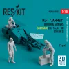 ResKit Models MJ-1 Jammer Driver & airmens (Vietnam) (MJ-1A,MJ-1B) (scene 2) (3 pcs) – figura makett