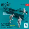 ResKit Models MJ-1 Jammer Driver & airmens (Gulf War) (MJ-1B, MJ-1B/C) (scene 2) (3 pcs) – figura makett