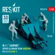 ResKit Models MJ-1 Jammer Driver & airman team (Modern) (MJ-1C) (scene 1) (3 pcs) – 1:48 figura makett