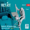 ResKit Models Rafale (C, M) female pilot (with access ladder - type 1) (1 pcs) – 1:48 figura makett