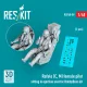 ResKit Models Rafale (C, M) female pilot sitting in ejection seat for HobbyBoss kit (1 pcs) – figura makett