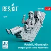 ResKit Models Rafale (C, M) female pilot sitting in ejection seat for HobbyBoss kit (1 pcs) – figura makett