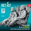 ResKit Models Mirage 2000 (B, D, N) (FRANCE) pilots sitting in ejection seats MB Mk.10Q (2 pcs) – figura makett