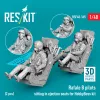 ResKit Models Rafale B pilots sitting in ejection seats for HobbyBoss kit (2 pcs) – figura makett