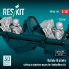 ResKit Models Rafale B pilots sitting in ejection seats for HobbyBoss kit (2 pcs) – figura makett