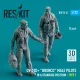 ResKit Models OV-10D+ Bronco male pilots (in a standing position - type 1) (2 pcs) – 1:72 figura makett