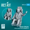 ResKit Models Rafale C/M pilot sitting in ejection seat for HobbyBoss kit (1 pcs) – figura makett