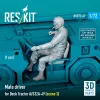 ResKit Models Male driver for Deck Tractor A/S32A-49 (scene 3) (1 pcs) – figura makett