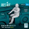 ResKit Models Driver for MD-3 (A, B, C, T) Mule Deck Tractor (scene 2) (1 pcs) – 1:72 figura makett