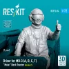 ResKit Models Driver for MD-3 (A, B, C, T) Mule Deck Tractor (scene 2) (1 pcs) – 1:72 figura makett