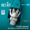 ResKit Models F-35A/B/C Lightning II pilot sitting in a late modification ejection seat – figura makett