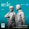 ResKit Models F-14 Tomcat pilots (in a standing position - scene 1) (2 pcs) – 1:72 figura makett