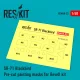 ResKit Models SR-71 Blackbird Pre-cut painting masks for Revell kit - előre kivágott festőmaszk-készlet