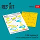 ResKit Models F-35B Lightning II pre-cut painting masks for Tamiya - előre kivágott festőmaszk-készlet