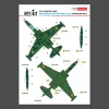 ResKit Models Su-25 Frogfoot Clover festés (elsősorban a kék 22 géphez) Ukrán Légierő (előre kivágott festőmaszk-készlet )