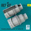 ResKit Models Tornado exhaust nozzles for Italeri kit (3D Printed) - hajtómű-fúvócsövek