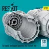 ResKit Models Tornado exhaust nozzles for Italeri kit (3D Printed) - hajtómű-fúvócsövek