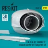 ResKit Models A-7 (E, D) Corsair II exhaust nozzle for Trumpeter kit - hajtómű-fúvócső