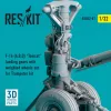 ResKit Models F-14 (A,B,D) Tomcat – futóműkészlet terhelt állapotú kerekekkel