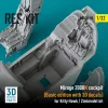 ResKit Models Mirage 2000N – alap cockpitkészlet 3D matricákkal, Kitty Hawk / Zimi Model maketthez