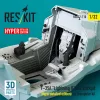 ResKit Models F-35A Lightning II late cockpit (Hyperdetailed edition) for Trumpeter kit (3D Printed) - részletes cockpitkészlet