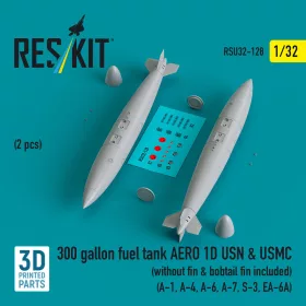 ResKit Models 300 gallonos üzemanyag-póttartály, 2 db