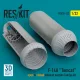 ResKit Models F-14A Tomcat open & closed exhaust nozzles Tamiya kit (3D Printed) - F-14A Tomcat nyitott és zárt – hajtómű-fúvócsövek