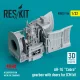 ResKit Models AH-1G Cobra gearbox with doors for ICM kit (3D Printed) - AH-1G Cobra főreduktor ajtókkal