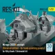 ResKit Models Mirage 2000N cockpit (Detailed edition) for Kitty Hawk / Zimimodel kit (3D Printed) - részletes cockpitkészlet