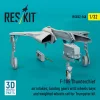 ResKit Models F-105 Thunderchief – légbeömlők, futómű, futóműaknák és terhelt állapotú kerekek