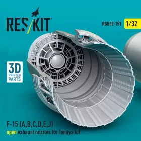   ResKit Models F-15 Eagle/Strike Eagle (A,B,C,D,E korai,J) F100-PW-220 nyitott – hajtómű-fúvócsövek